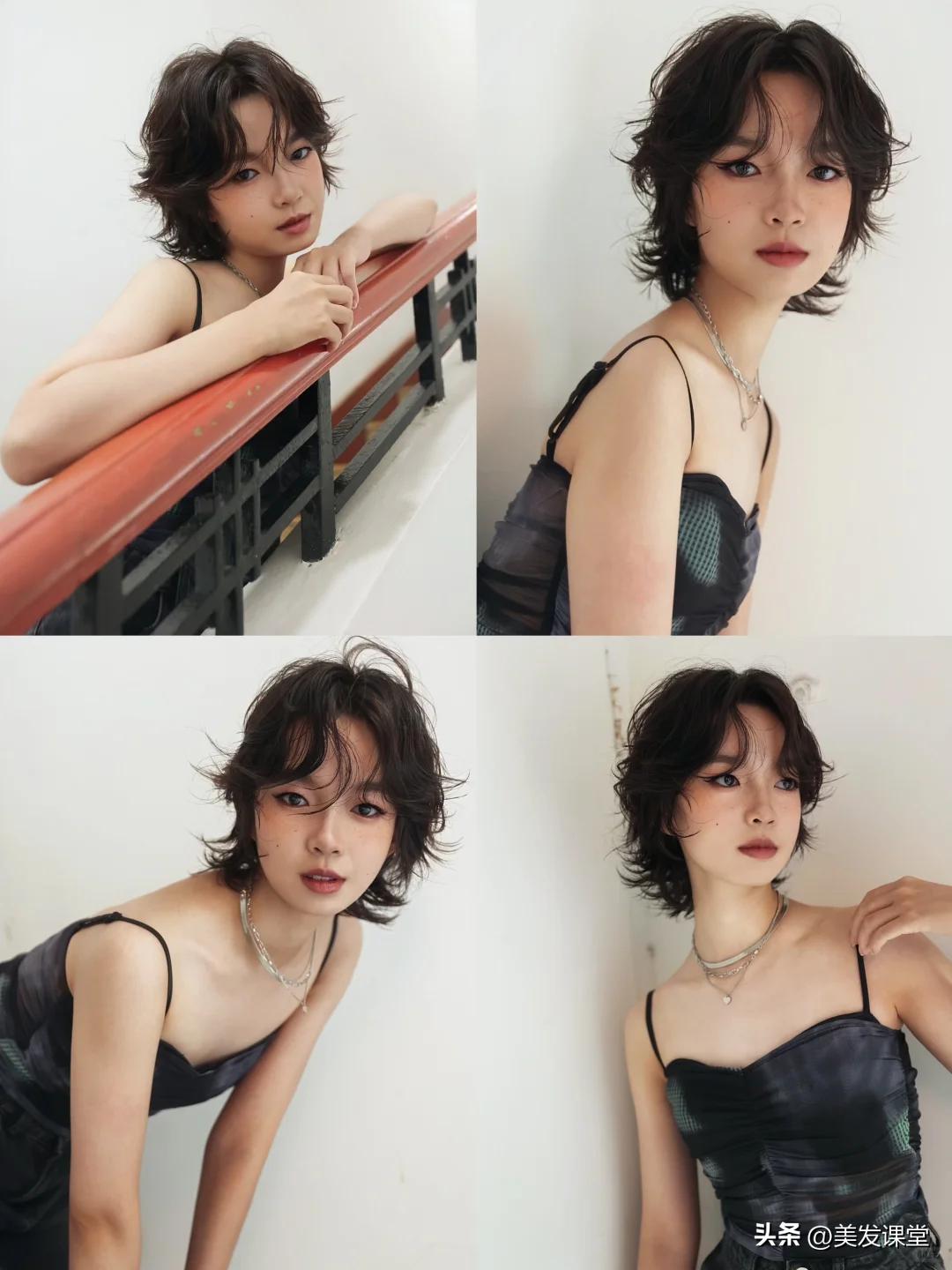 短发卷发造型_适合各种脸型的短发卷发_短发 女明星 生