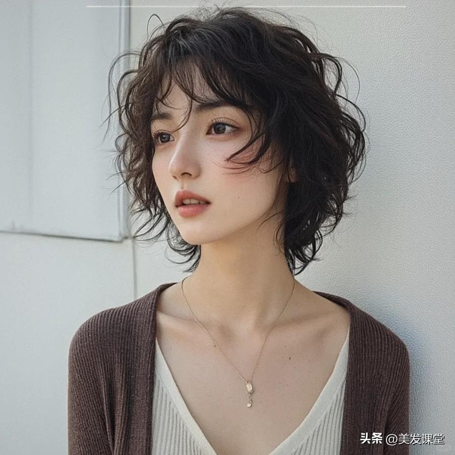 短发 女明星 生_适合各种脸型的短发卷发_短发卷发造型
