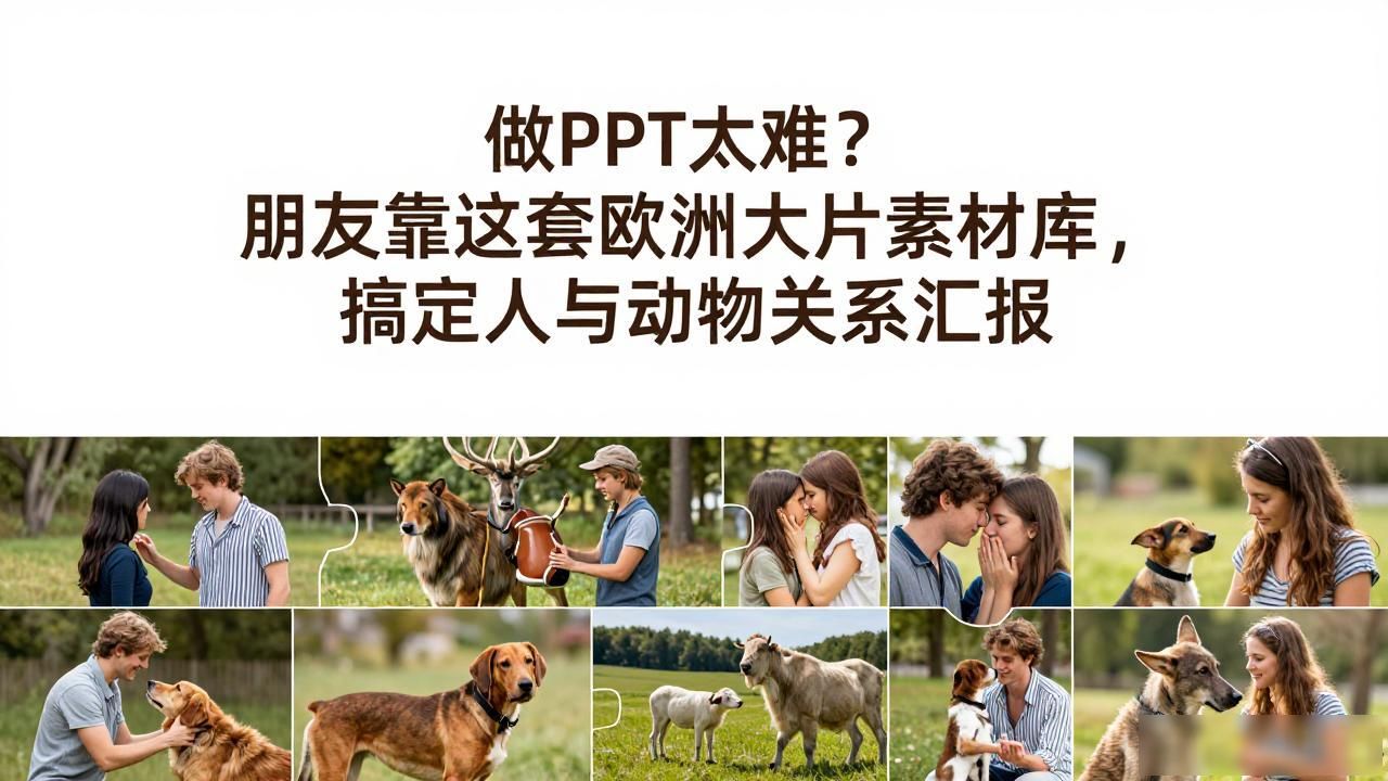 动物和美人_欧美大片人与动物的关系ppt_欧和动物