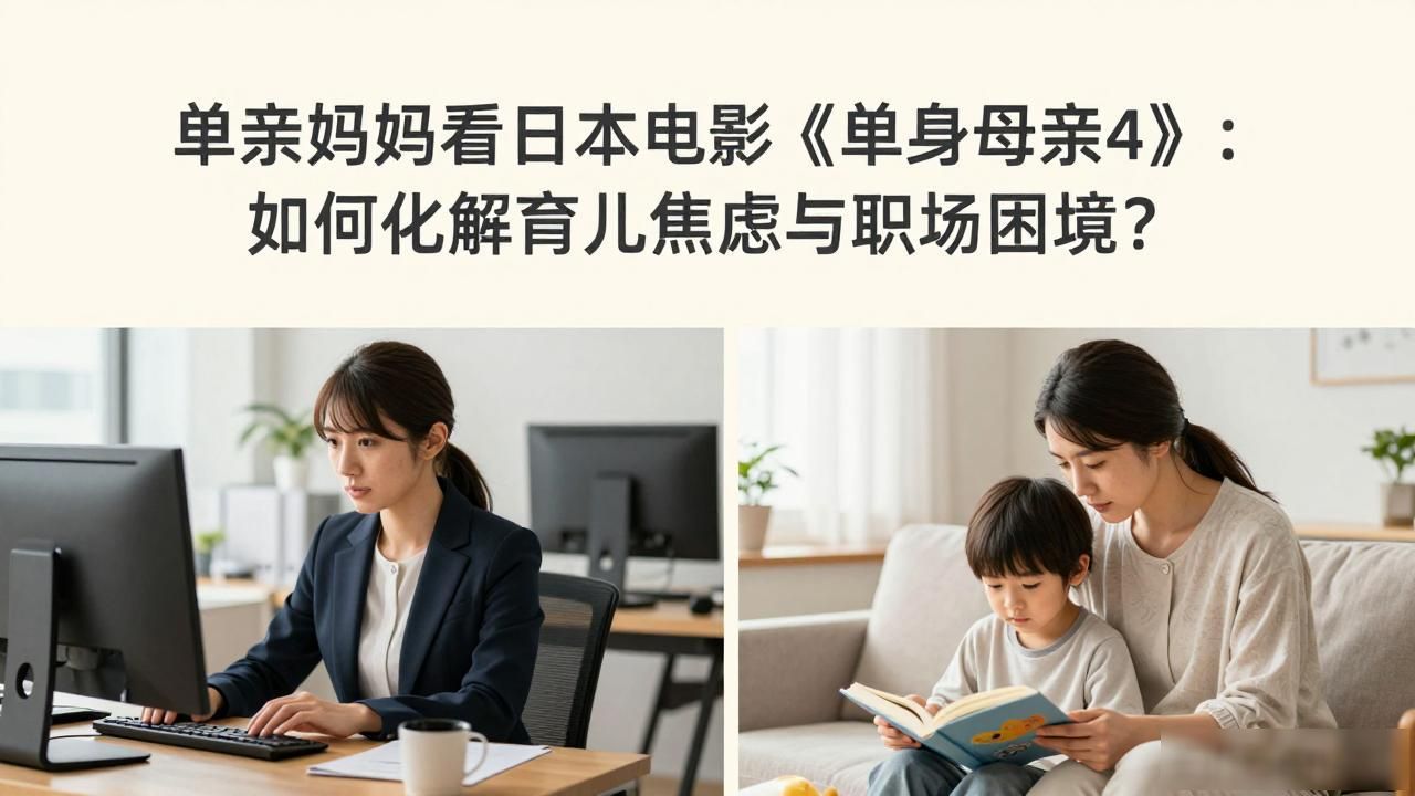 单亲妈妈看日本电影《单身母亲4》：如何化解育儿焦虑与职场困境？