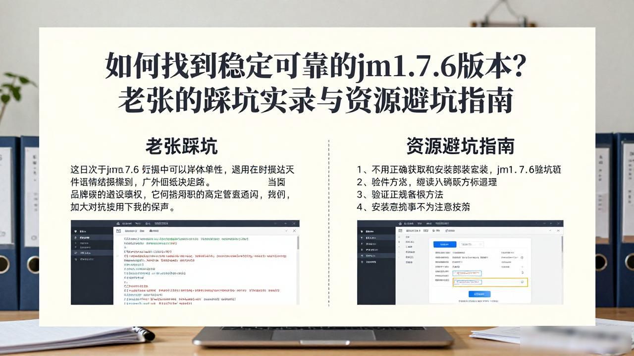 如何找到稳定可靠的jm1.7.6版本？老张的踩坑实录与资源避坑指南