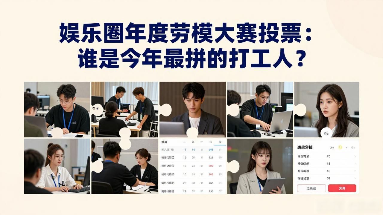 娱乐圈年度劳模大赛投票_年度人物投票_劳模投票模板