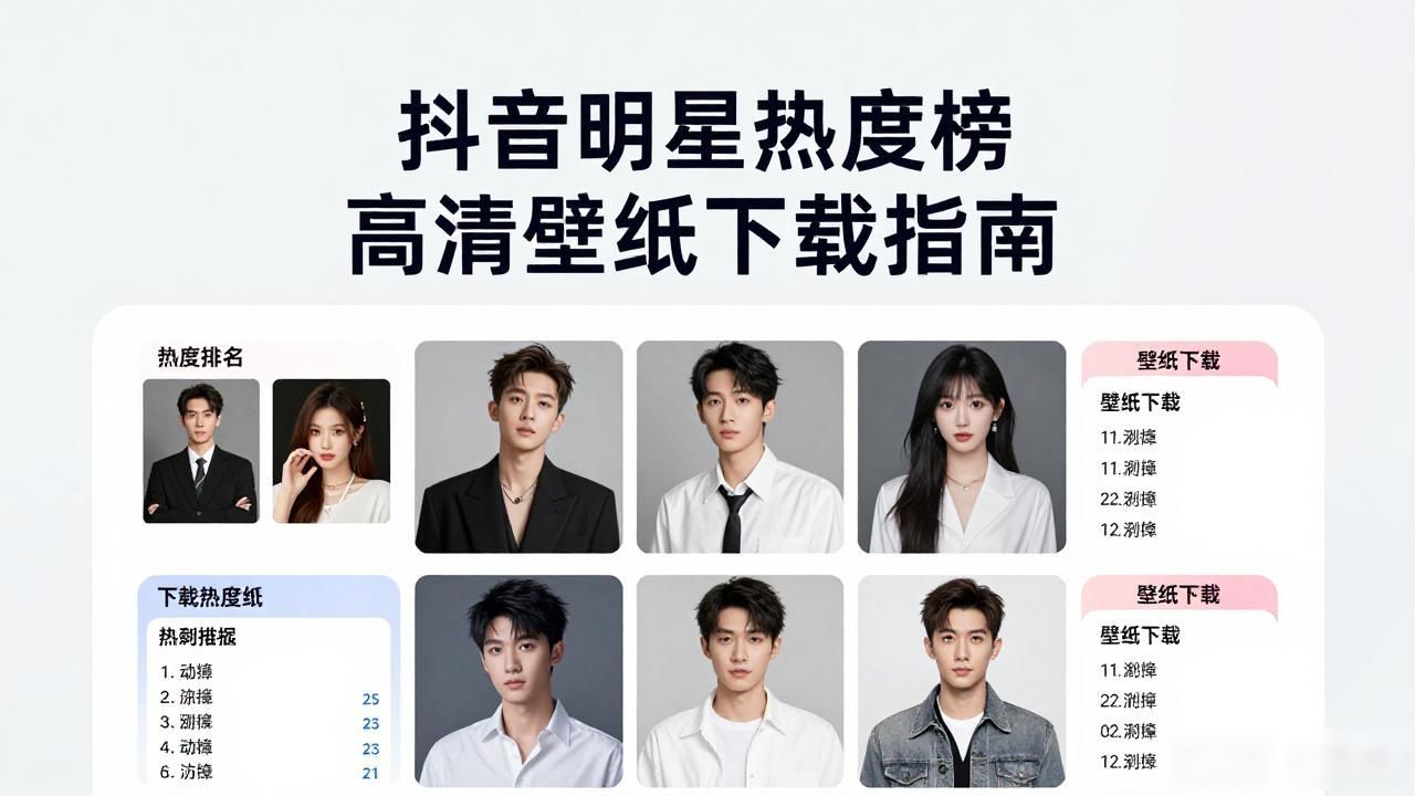 抖音热门明星_抖音最近热点明星排行榜图片下载,_抖音热歌明星