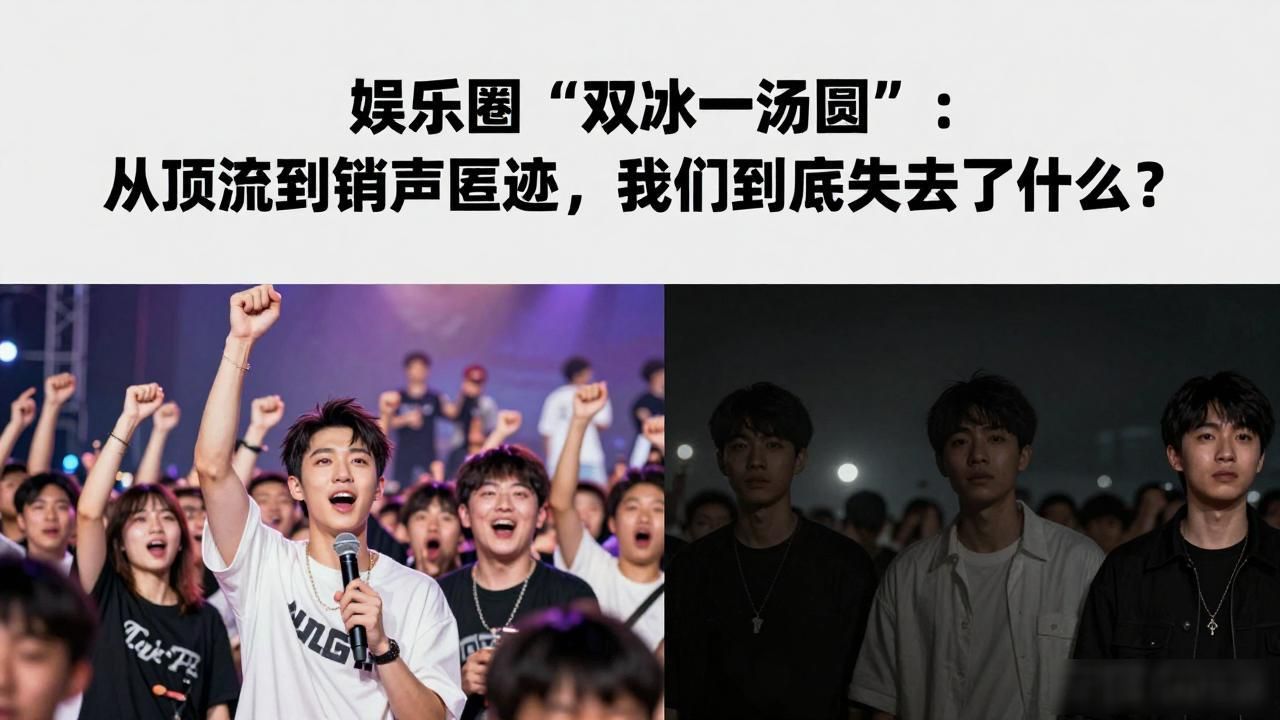 娱乐圈“双冰一汤圆”：从顶流到销声匿迹，我们到底失去了什么？