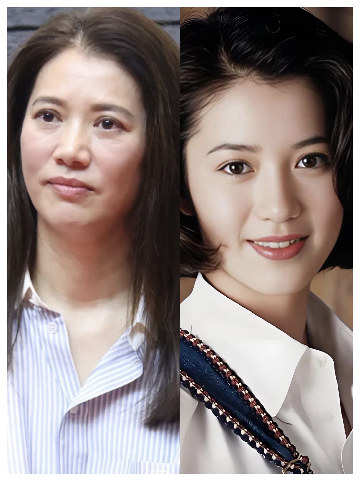 还有那些女明星_女明星今昔对比照_冻龄女神精修生图差异