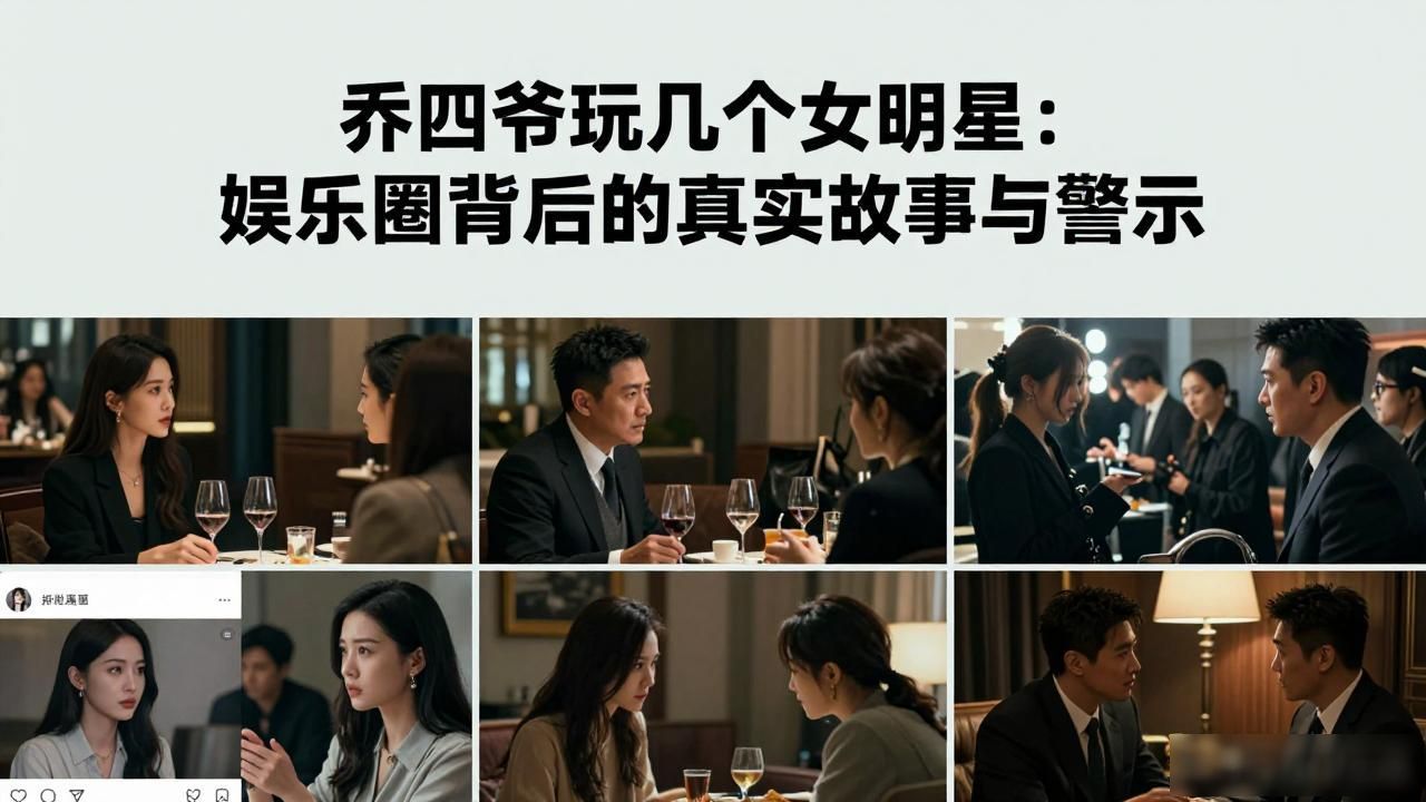乔四爷玩几个女明星：娱乐圈背后的真实故事与警示