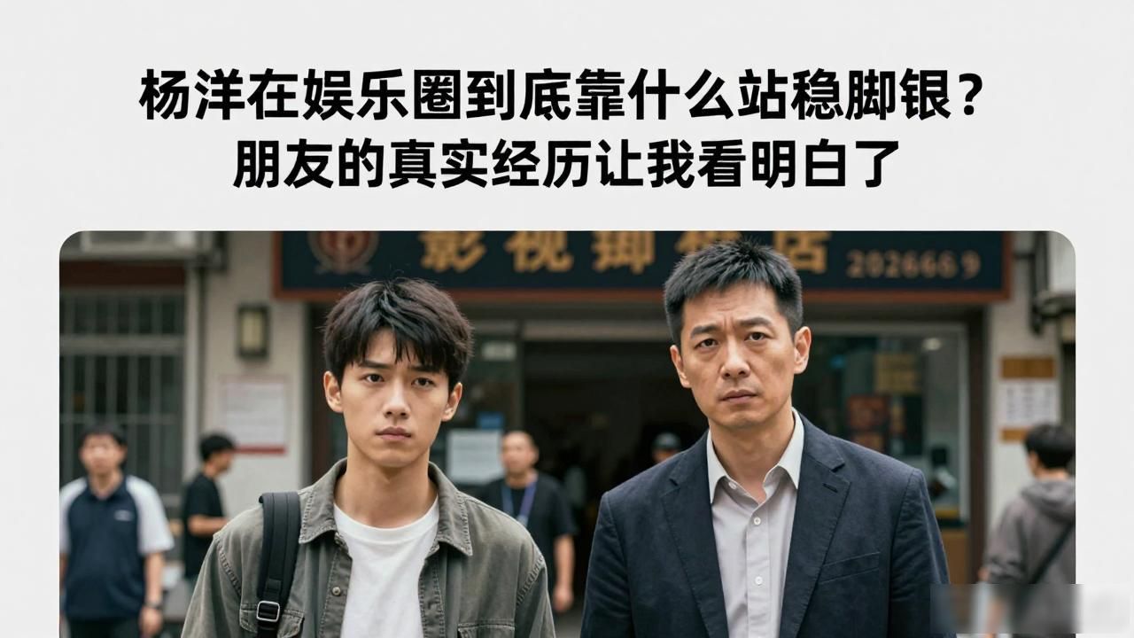 杨洋在娱乐圈到底靠什么站稳脚跟？朋友的真实经历让我看明白了
