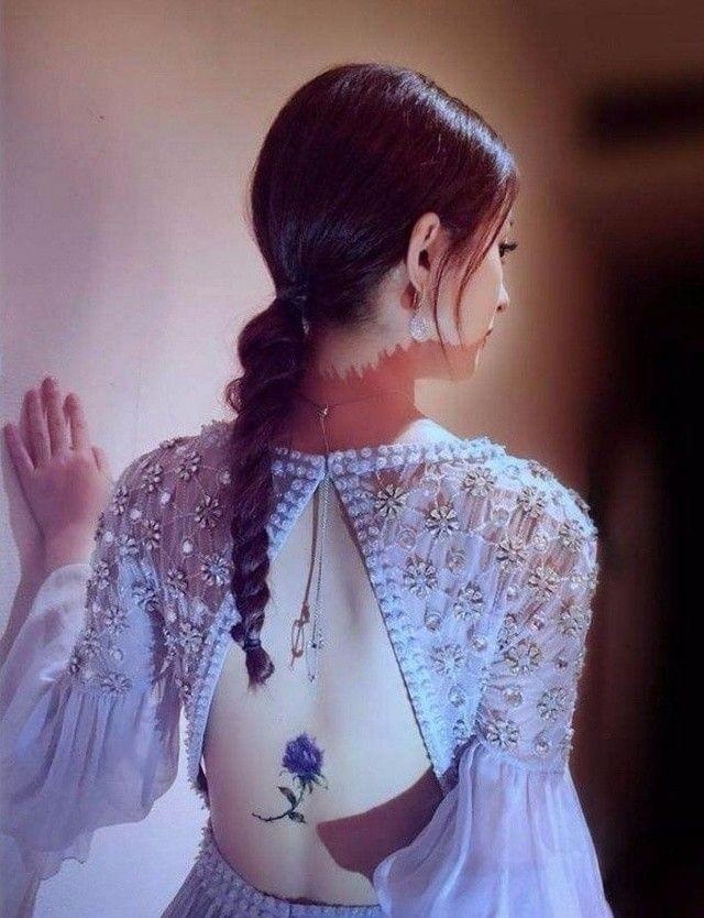 娱乐圈好看的纹身明星_明星纹身故事_Angelababy陈伟霆纹身去除