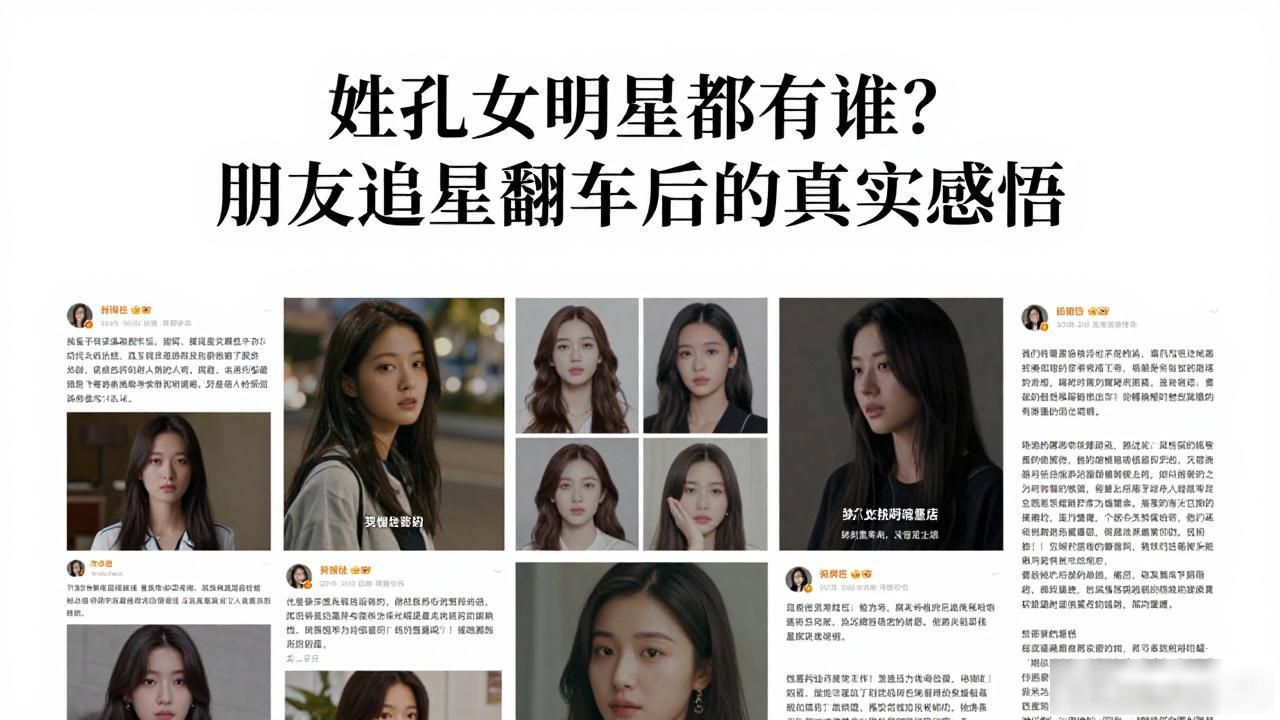 姓孔女明星_娱乐圈姓孔的明星_孔姓明星大全